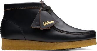 Clarks Wallabee leren laarzen - Zwart