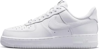 Nike Womens Air Force 1 07 EasyOn Shoes in White | DX5883-100