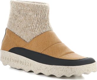 FLY London Close Water Resistant Bootie in Brown Umbrella at Nordstrom, Size 10-10.5Us