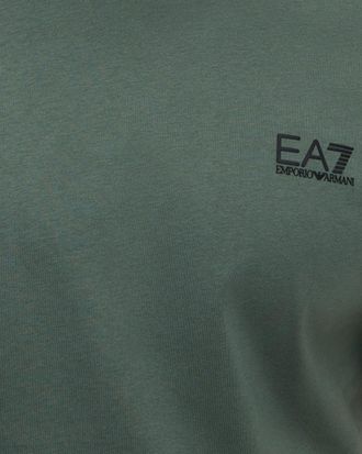 Emporio Armani Mens T-Shirt Pima Core Identity Cilantro Cotton T-Shirts And Polos