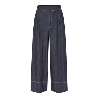 Masai Wide Jeans - Dames - Loose Fit Jeans - Blauw - S - Denim - Jeans