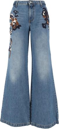 Ermanno Scervino Jeans - Dames - Loose Fit Jeans - Blauw - XS - Jeans