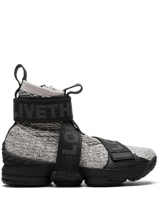 Nike x Kith LeBron 15 Lifestyle Concrete sneakers - unisex - Nylon/Polyester/Polyester/Rubber - 12 - Grey