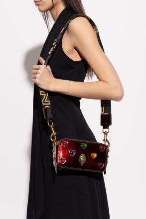 Kurt Geiger Small Shoreditch Shoulder Bag, Womens, Burgundy