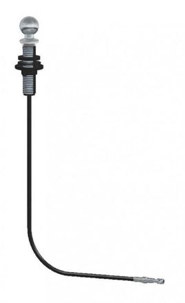 Lira Tirador Esf&eacute;rico De Lat&oacute;n Cromado Con Cable De 560 Mm Para Desag&uuml;e Autom&aacute;tico De Fregadero