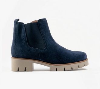 Gabor BODO Womens Chelsea Boots Navy - Blue - Size UK 5