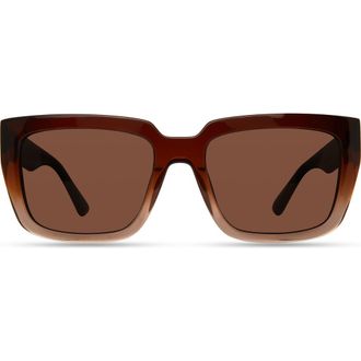 Derek Lam Aero Sunglasses in Brown Gradient at Nordstrom