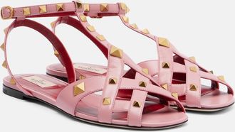 Valentino Garavani Rockstud leather slingback sandals