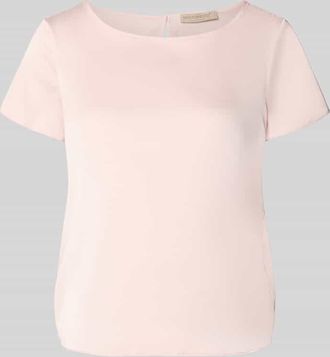 Rinascimento Rinascimento Blusenshirt mit Rundhalsausschnitt und abgerundetem Saum in Rosa, Gr&ouml;&szlig;e XL