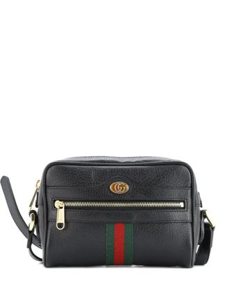 Gucci Ophidia Shoulder Bag Leather Mini crossbody bag - Nero