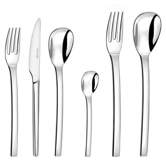 Bloomingdale's Cuberter&iacute;a de 50 piezas en estuche de madera Acero inoxidable Acero