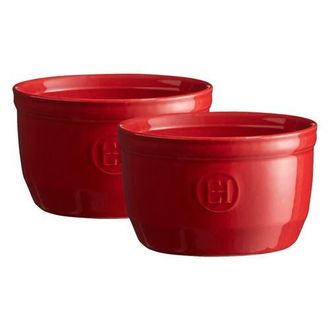 Emile Henry Made in France 8.5 oz Ramekin, Set of 2, 4 by 2.5 in Burgundy at Nordstrom