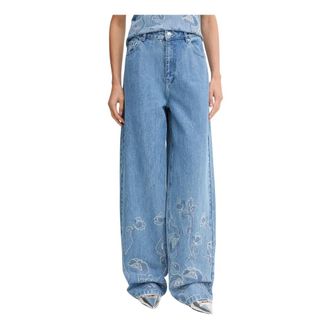 Rotate Rotate Birger Christensen, Dames, Jeans, Blauw, Maat: W29 Katoen