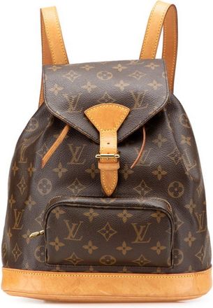 Louis Vuitton Brown Pvc Leather Backpack (Pre-Owned)