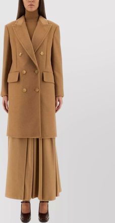 Max Mara double breasted longline coat