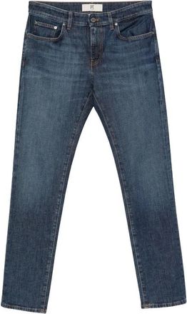 PT01 Pt01, Jeans, Heren, Blauw, W32, Katoen, Rebel Straight Jeans