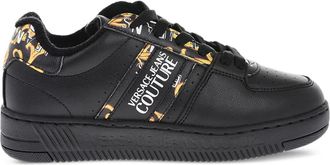 Versace Meyessa sneakers - women - Leather/Fabric/Rubber - 37.5 - Black