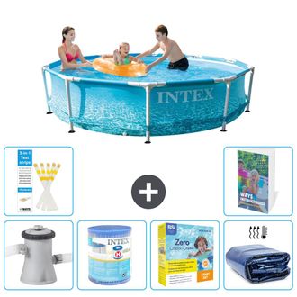 Intex Piscina Con Estructura Redonda - 305x76 Cm - 7-piezas S224