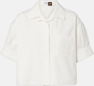 Loewe Paulas Ibiza Anagram denim shirt
