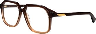 Bottega Veneta BV1329O Ombre Acetate Eyeglasses - Brown