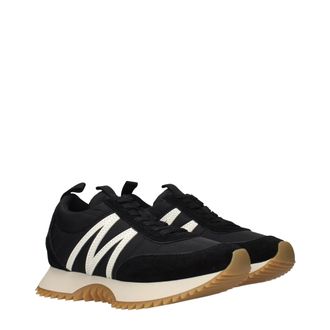Moncler Fabric Low Top Sneaker - Black