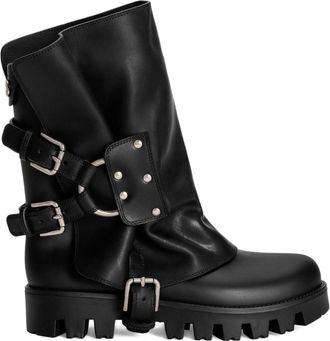 Dolce & Gabbana Black Logo Boots