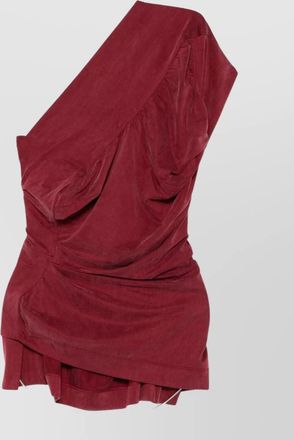 Vivienne Westwood asymmetric draped one-shoulder top