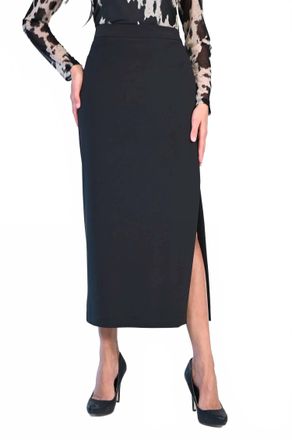 Frank Lyman Design Bristol Long Skirt In Black
