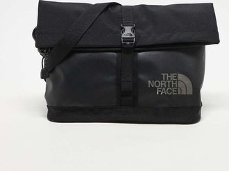 The North Face Base Camp - Borsa da spalla nera con dettagli grigi-Nero