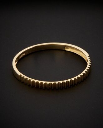 Italian Gold, Inc 14K Italian Gold Ribbed Band Ring
