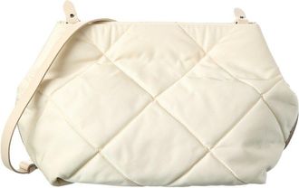 Brunello Cucinelli Canvas & Leather Shoulder Bag