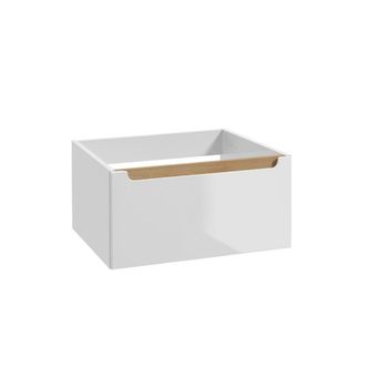 Petits Meubles Mueble bajo lavabo 60cm 1 caj&oacute;n paneles de mdf y melamina blanco
