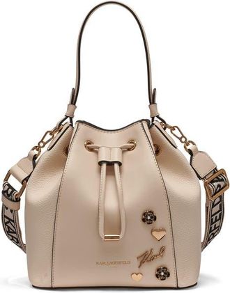 Karl Lagerfeld Adele Bucket in Brie at Nordstrom