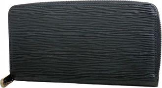 Louis Vuitton Noir Long Wallet (Bi-Fold) (Pre-Owned)