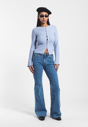 Dr. Denim Elba Mid Bootcut Jeans in Bay Sky Retro at Nordstrom, Size 30