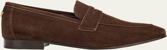 Bougeotte Suede Penny Loafers