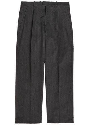 Our Legacy Slack Pinstriped Woven Trousers - Black - 52 (IT52 / XL)