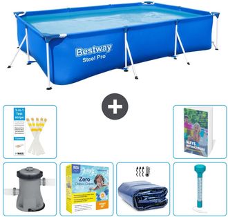 Bestway Piscina Bestway Steel Pro Rectangular - 300x201x66 Cm - 7-piezas S184