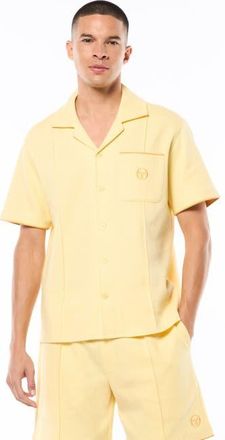 Sergio Tacchini Rilssasto Cabana Shirt in Lemon Meringue at Nordstrom, Size Xxx-Large