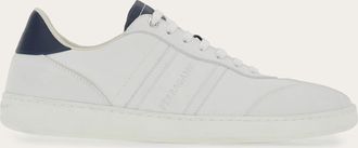 Ferragamo Men Low top sneaker with signature White Size 10.5