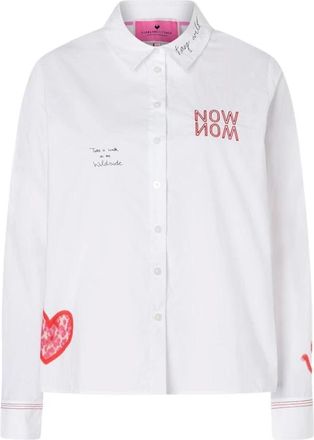 Lieblingsst&uuml;ck Lieblingsst&uuml;ck - Klassiek Button-Down Overhemd - Dames - Blouses & Shirts - Wit - Maat: M