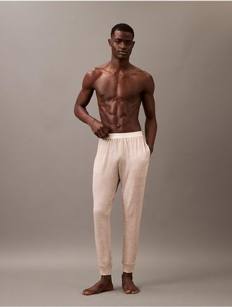 Calvin Klein Mens Ultra Soft Modal Sleep Joggers - Neutral - XL