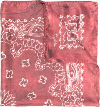 Golden Goose Golden Foulard aus Seide mit Paisley-Print