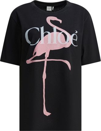 Chlo&eacute; Cotton T-Shirt With Logo