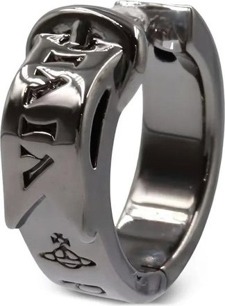 Vivienne Westwood Orecchino con logo anni 2020 - Nero