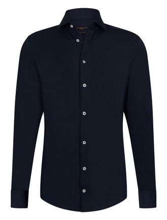 Cavallaro Zakelijk overhemd Cavallaro Napoli donkerblauw slim fit