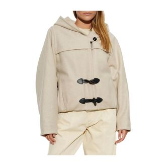 Isabel Marant Dames, Mantels, Beige, Maat: 2XS
