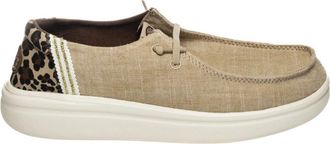 Hey Dude Schoenen, Dames, Beige, 37 EU, Wendy Rise Animal