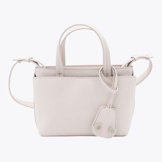 Fabiana Filippi White Leather Top Handle Bag