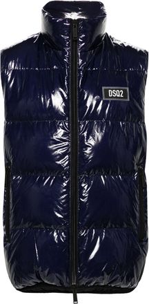 Dsquared2 Ultra Light down vest - men - Polyamide/Polyurethane/Polyamide/Cotton/Down - 52 - Blue